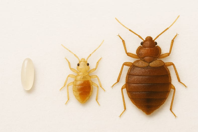 Life Stages of Bed Bug