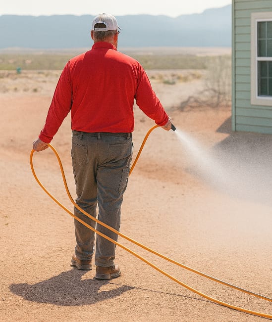 Spraying for bugs